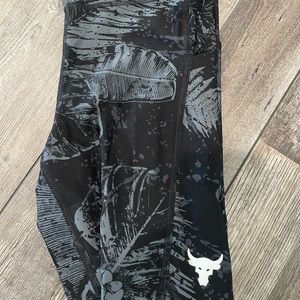 Under Armour Project Rock floral leggings